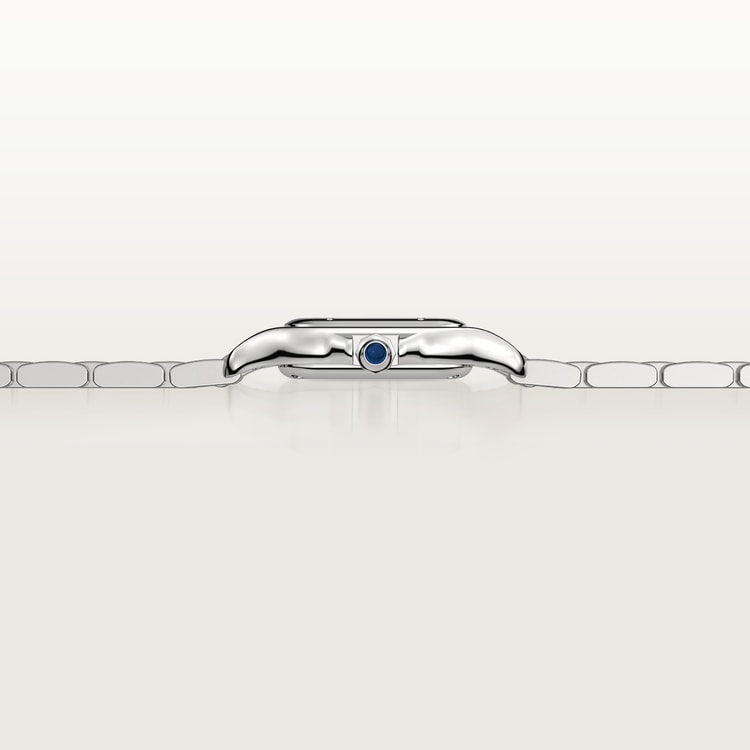 Cartier Panthère 30.3 x 22.0mm Quartz Silvered Dial Steel Bracelet Watch