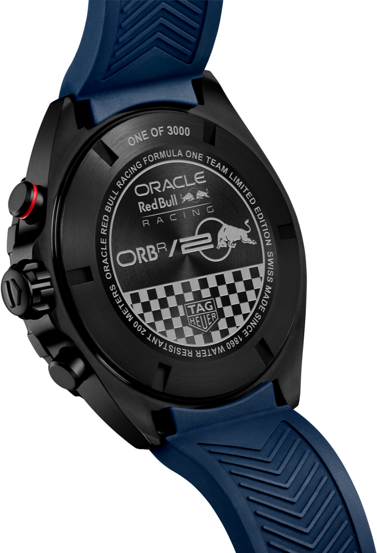 TAG Heuer Formula 1 43mm Quartz Blue Fine grained Dial Blue Rubber Watch