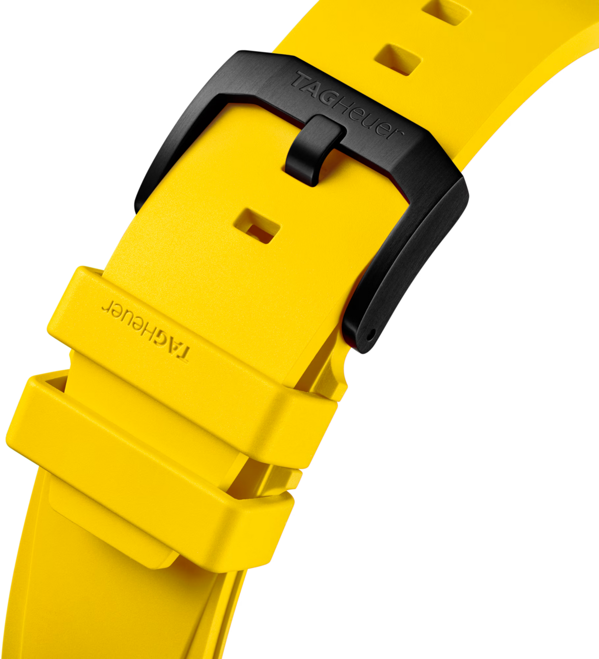 TAG Heuer Formula 1 44mm Automatic Black & Yellow Sunray brushed Dial Yellow Rubber Watch