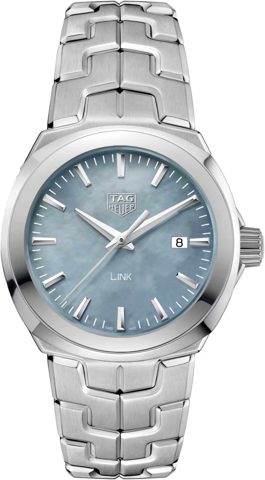 TAG Heuer Link 32mm Quartz Grey Dial Silver Steel Watch
