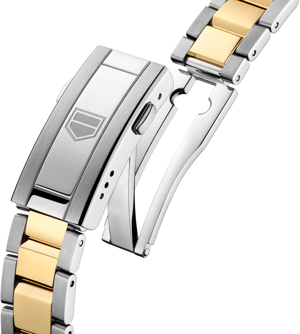 TAG Heuer Aquaracer 34mm Solargraph Blue Sunray brushed Dial Silver & gold Steel plated Watch