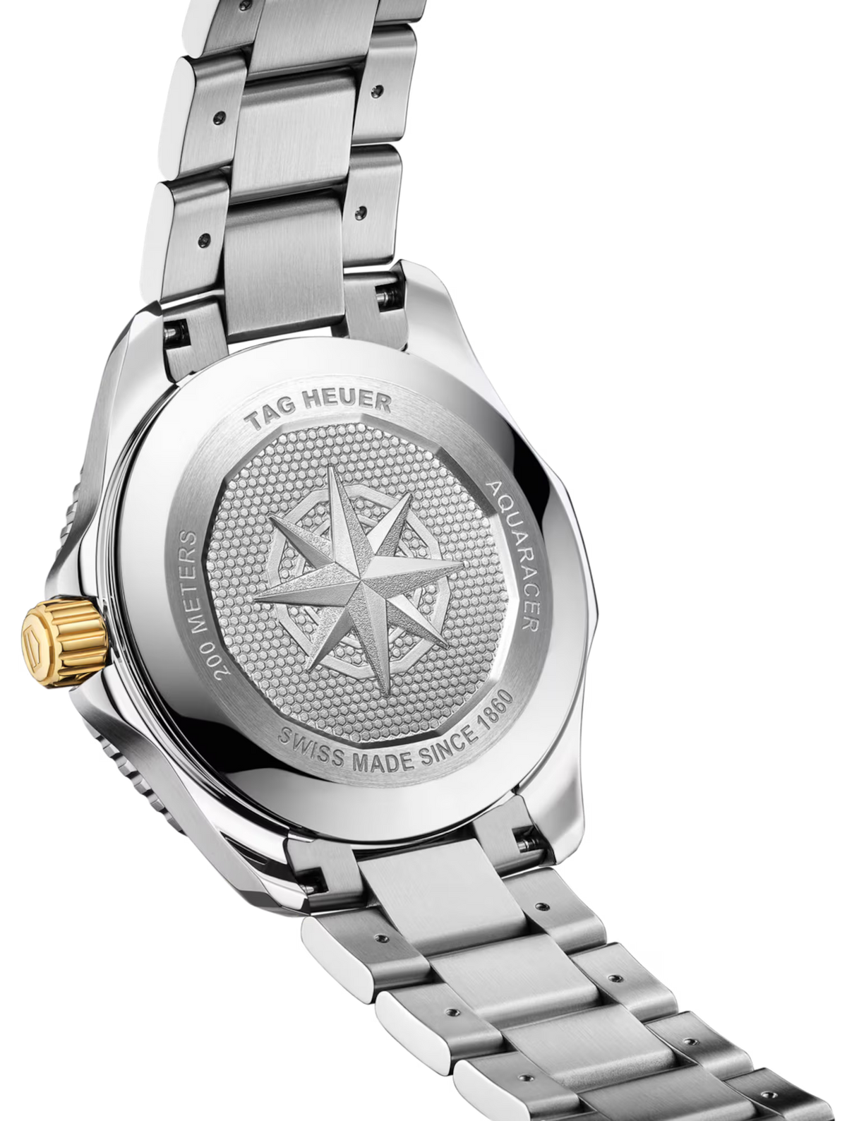 TAG Heuer Aquaracer 40mm Automatic Blue Smokey Dial Silver Steel Watch