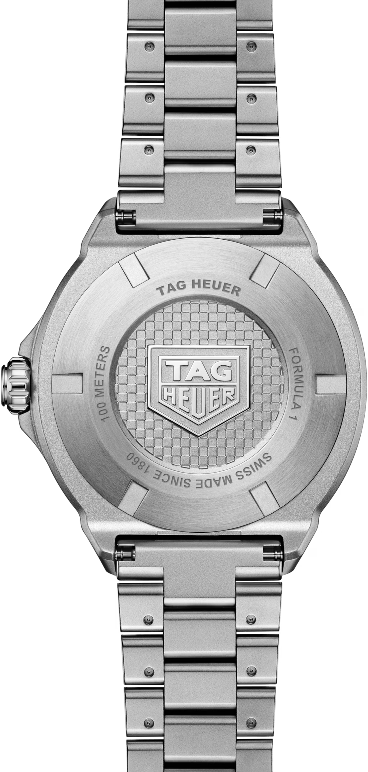 TAG Heuer Formula 1 38mm Solargraph White Opalin Dial Silver Steel Watch