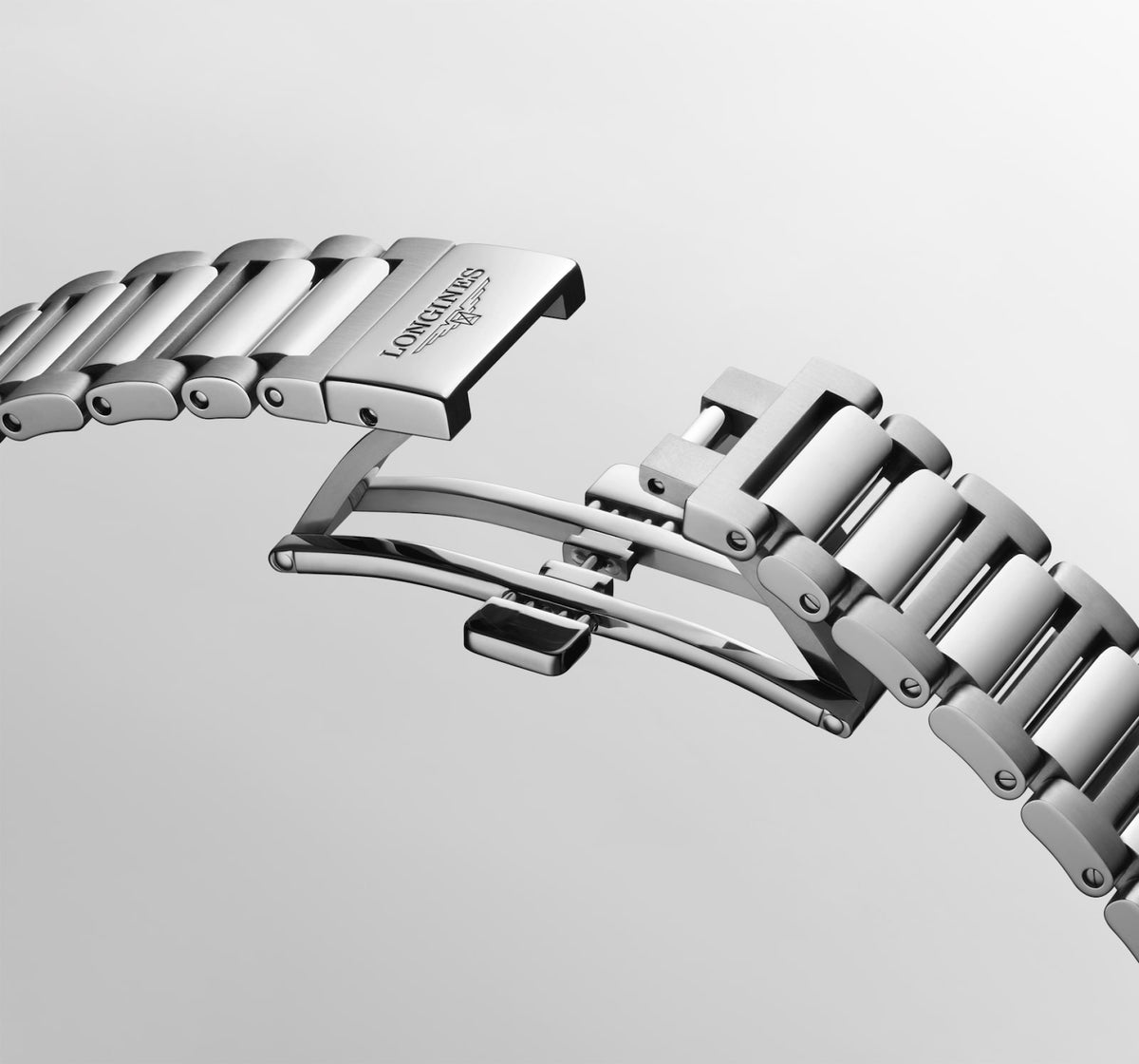 Longines Conquest 38.00mm Automatic Sunray black Dial Stainless Steel Bracelet Watch
