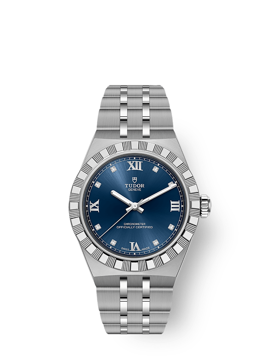 TUDOR Royal 30mm Automatic Blue dial Dial Stainless Steel Bracelet Watch