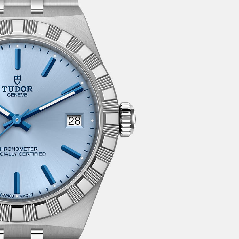 TUDOR Royal 36mm Automatic Light blue dial Dial Stainless Steel Bracelet Watch