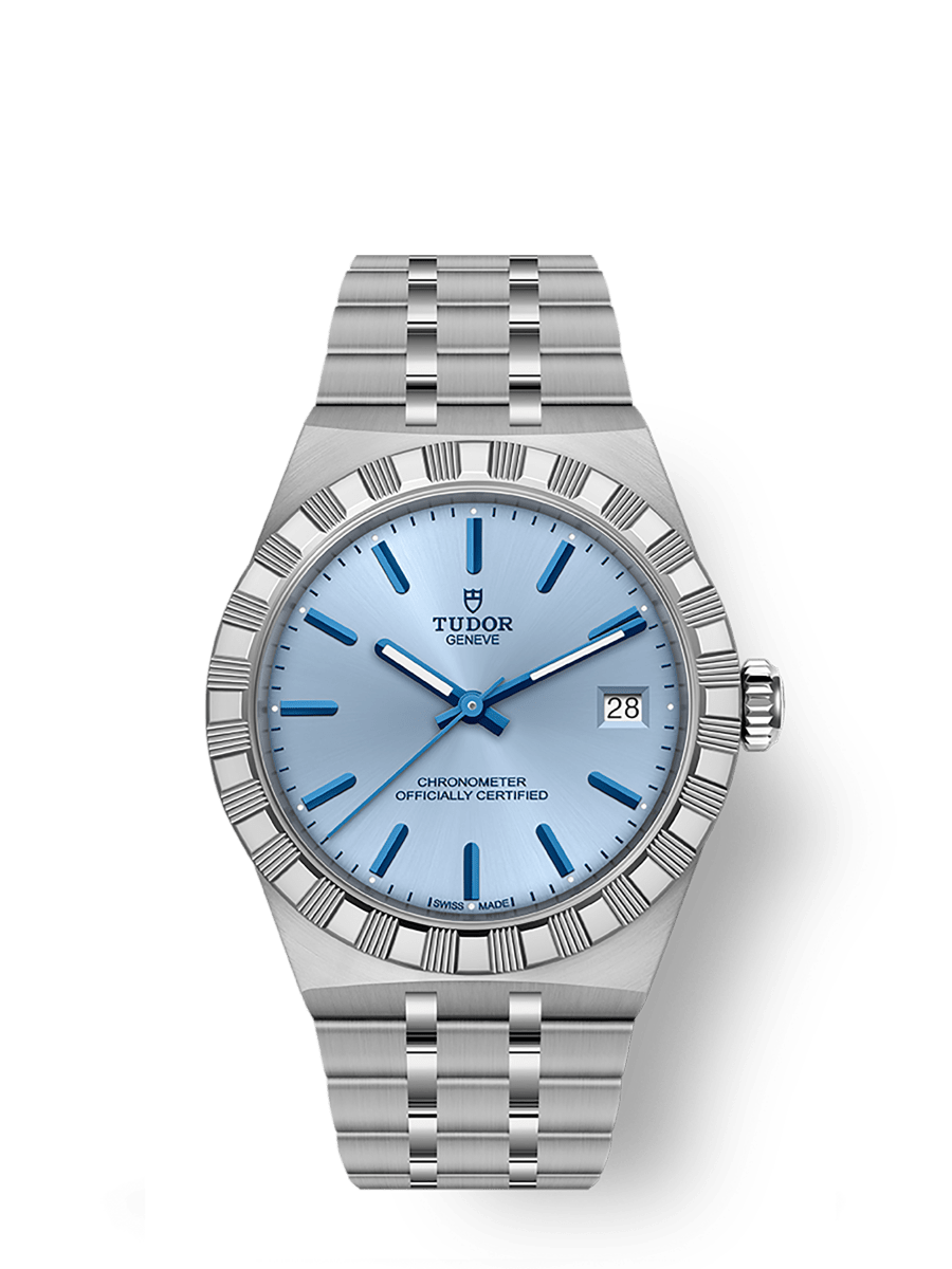 TUDOR Royal 36mm Automatic Light blue dial Dial Stainless Steel Bracelet Watch