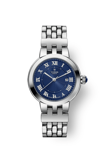 TUDOR Clair de Rose 30mm Automatic Blue Dial Steel Bracelet Watch