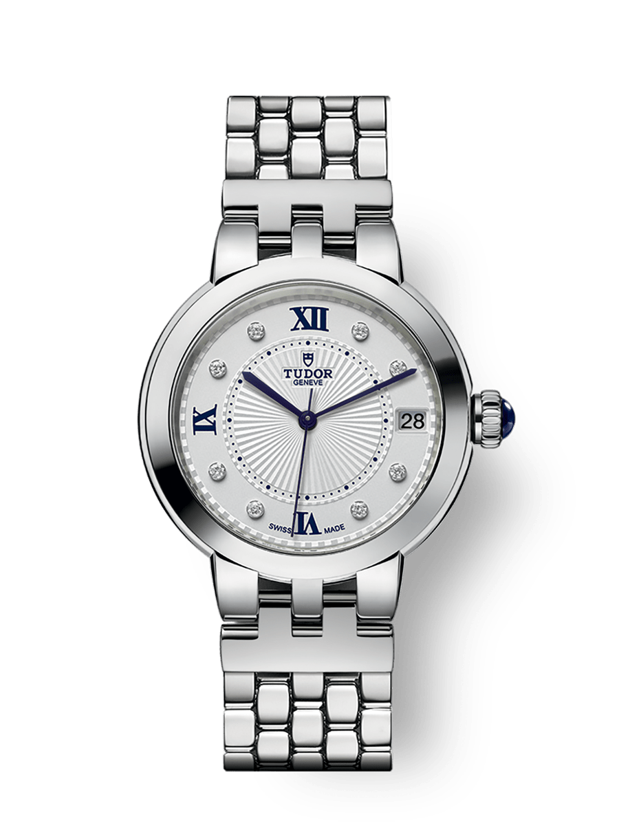 TUDOR Clair de Rose 34mm Automatic Opaline with 8 diamonds Dial Steel Bracelet Watch