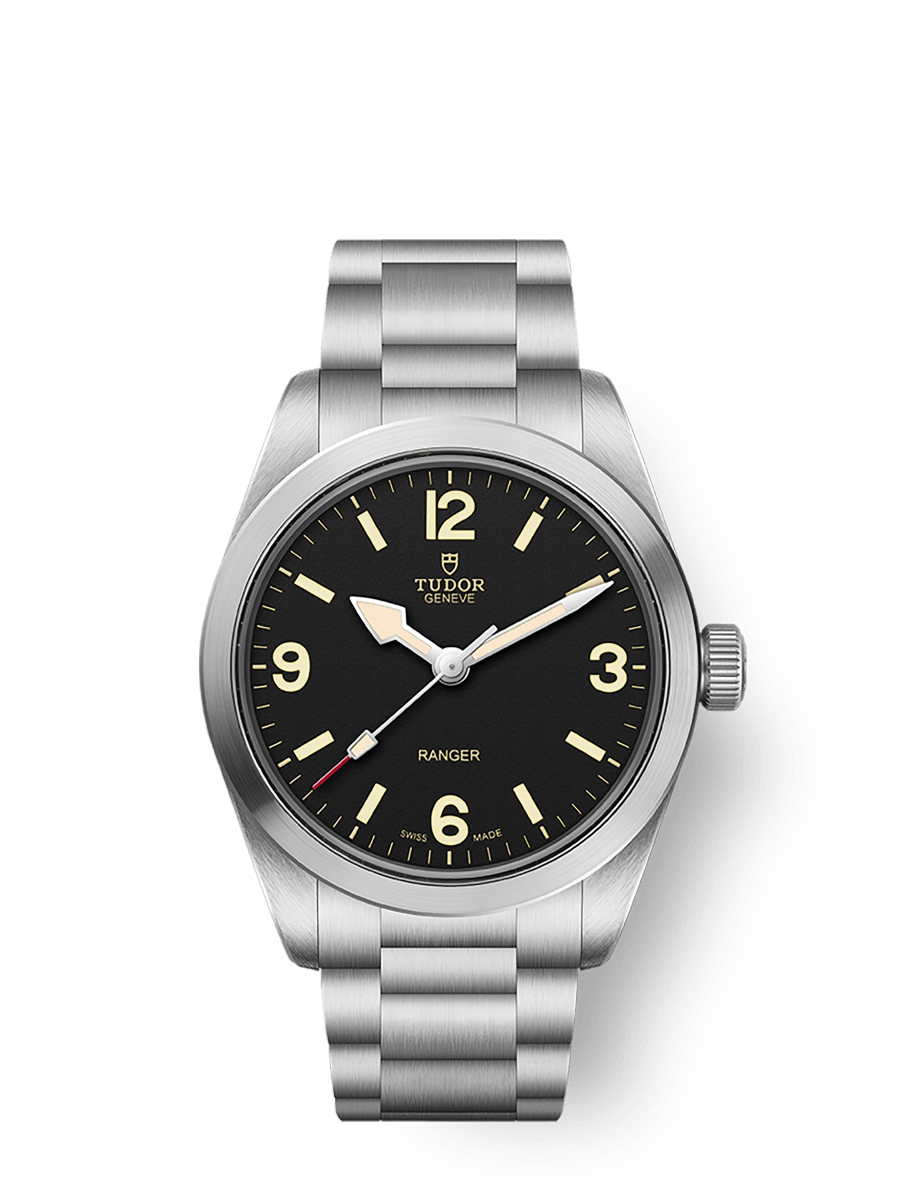 TUDOR Ranger 36mm Automatic Black Dial Steel Bracelet Watch