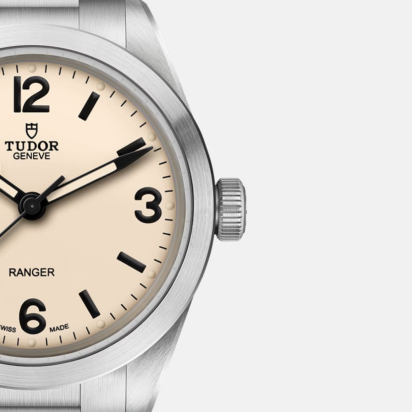 TUDOR Ranger 39mm Automatic Beige Dial Steel Bracelet Watch