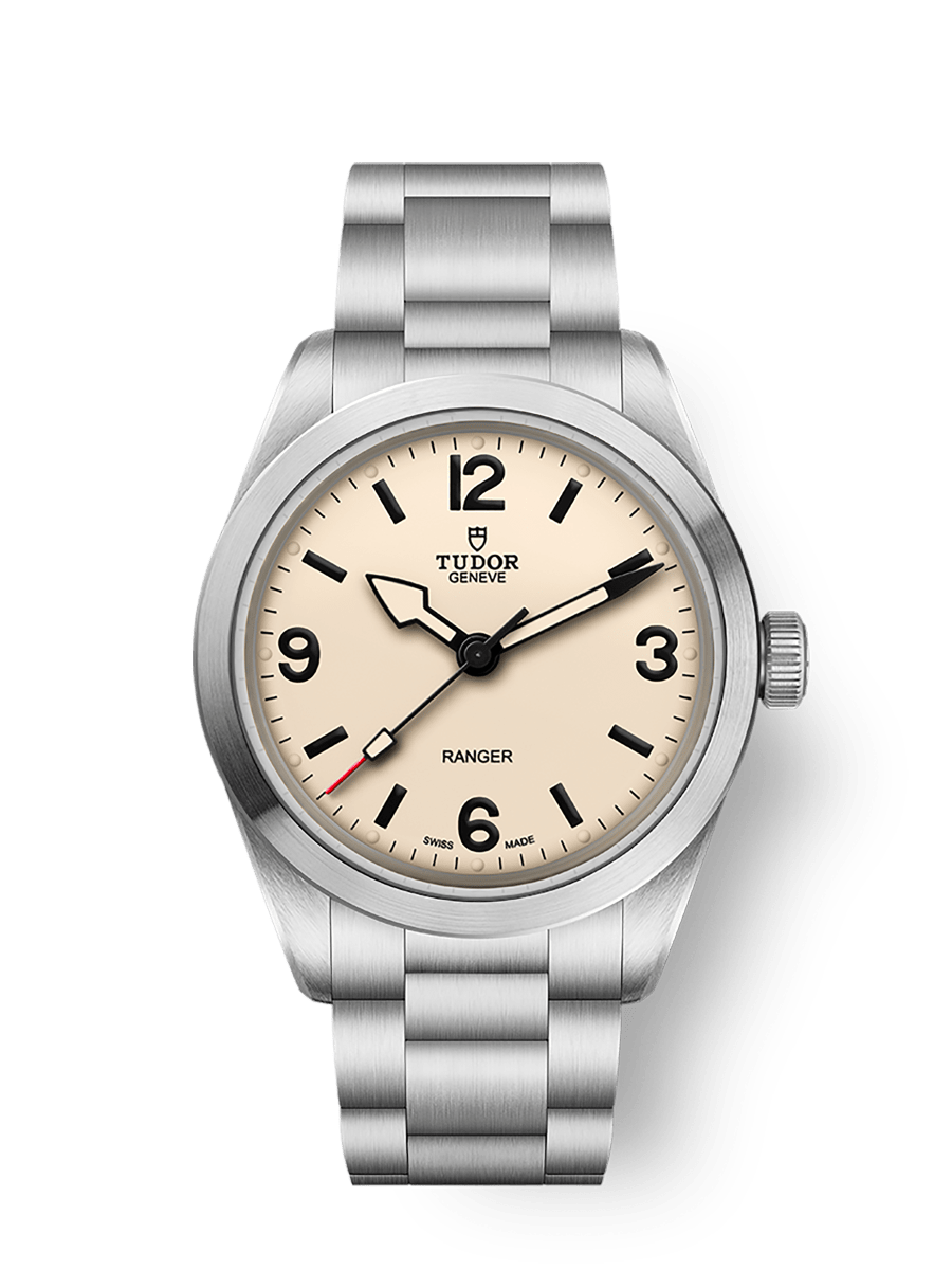TUDOR Ranger 39mm Automatic Beige Dial Steel Bracelet Watch