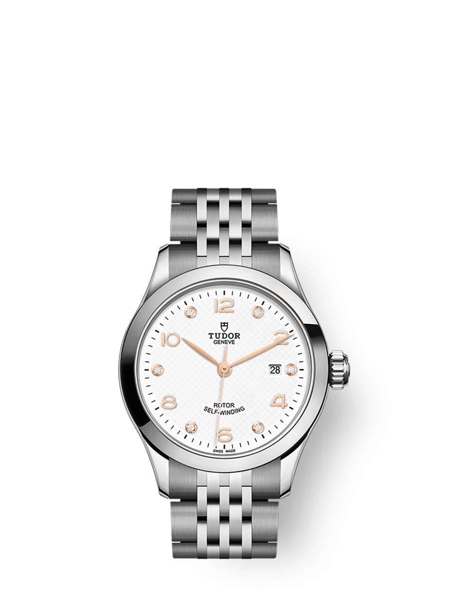 TUDOR 1926 28mm Automatic White Smooth steel bezel with polished finish Dial Steel Bracelet Watch