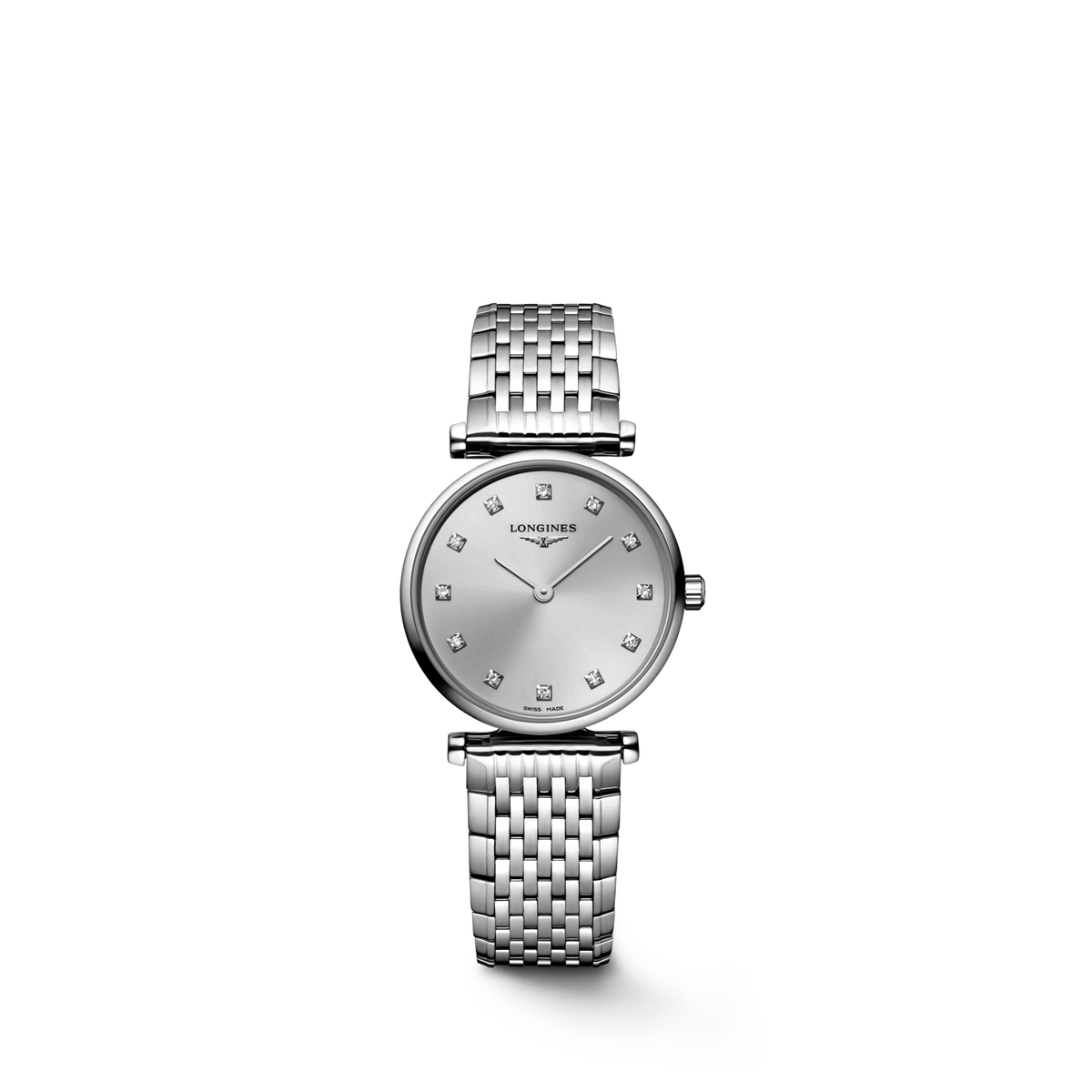 Longines La Grande Classique 24.00mm Quartz Grey Dial Stainless Steel Bracelet Watch