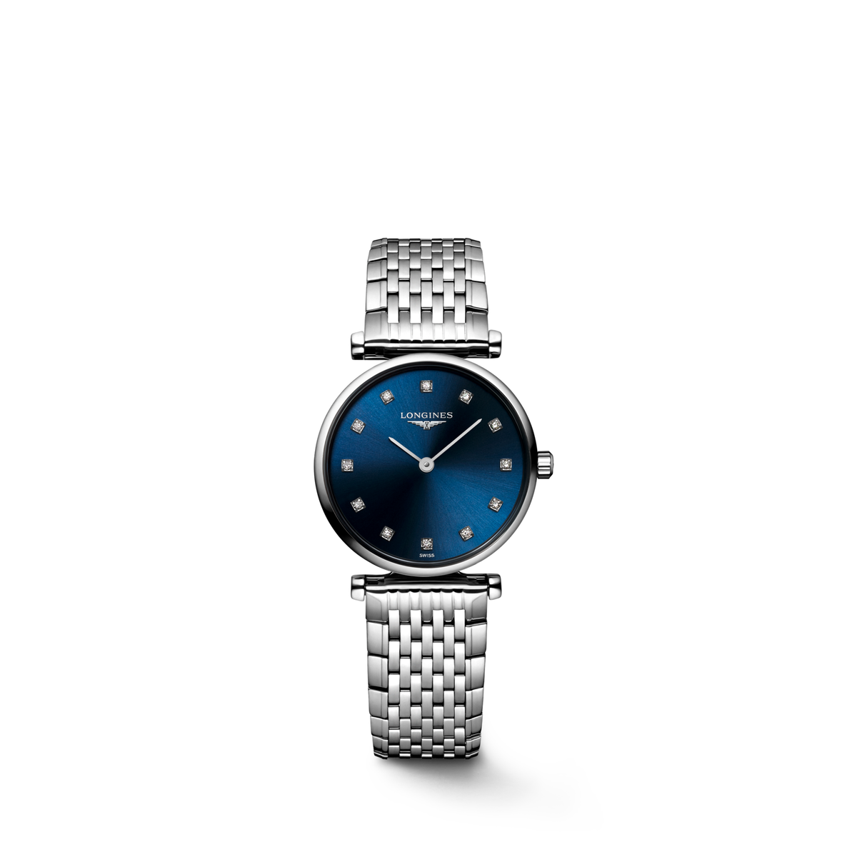 Longines La Grande Classique 24.00mm Quartz Sunray blue Dial Stainless Steel Bracelet Watch