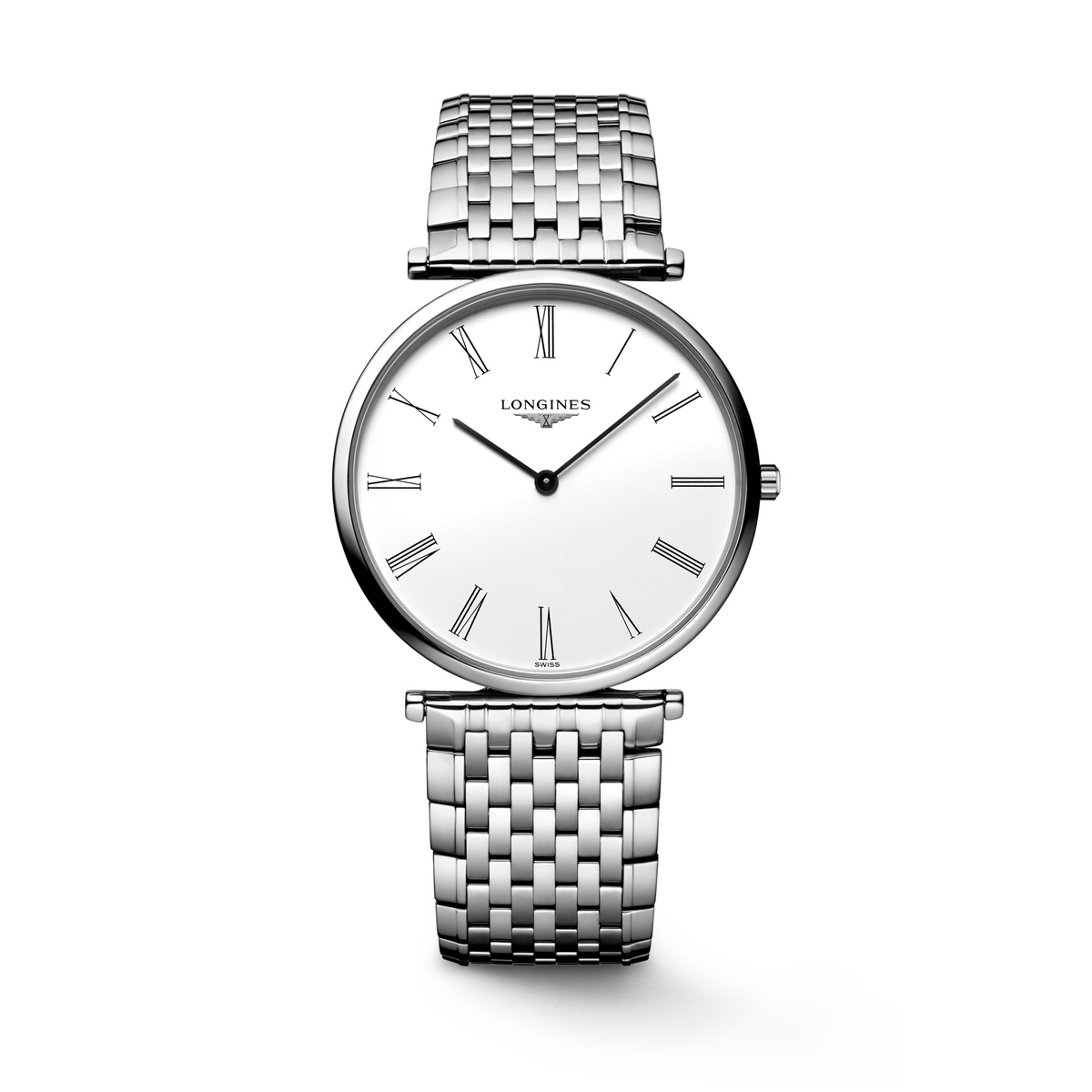 Longines La Grande Classique 36.00mm Quartz White Dial Stainless Steel Bracelet Watch