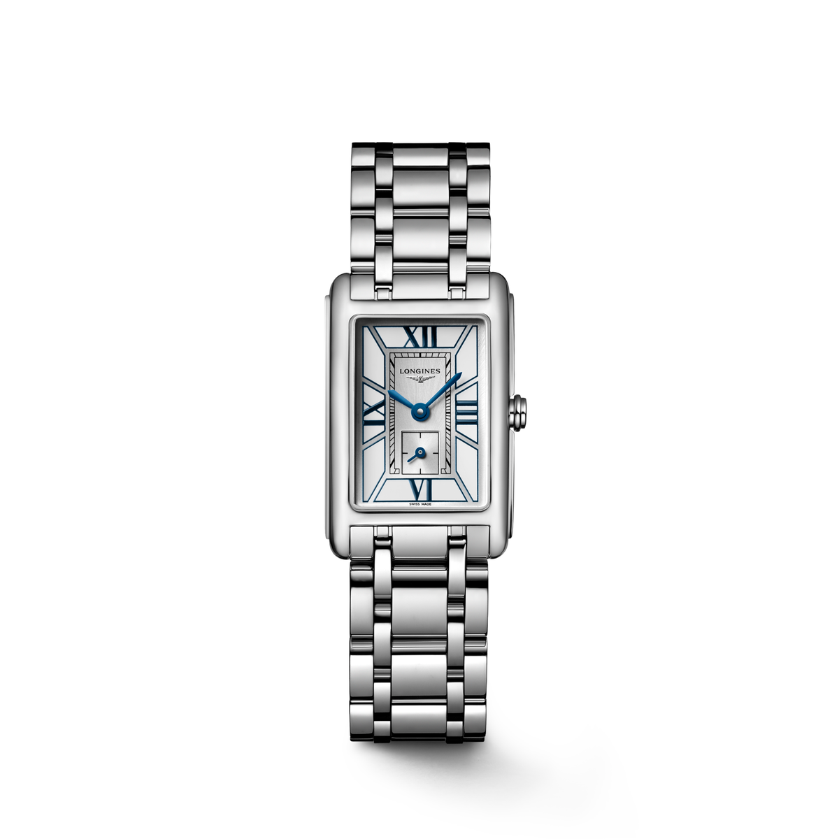 Longines DolceVita 20.80 x 32.00mm Quartz White Dial Stainless Steel Bracelet Watch
