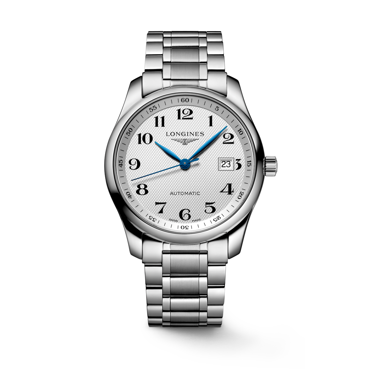 Longines Master Collection 40.00mm Automatic Silver "barleycorn" Dial Stainless Steel Bracelet Watch