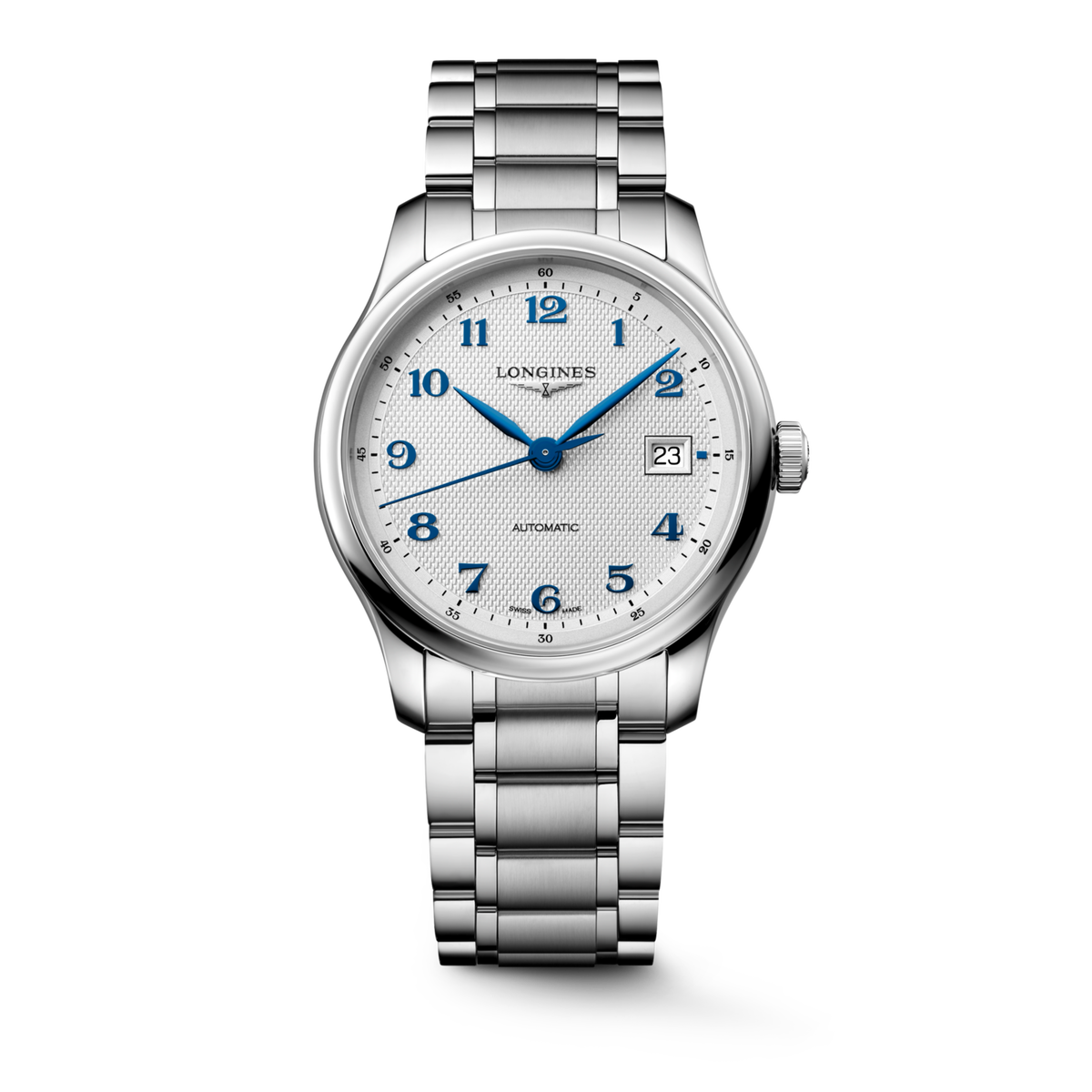 Longines Master Collection 39.00mm Automatic Silver "barleycorn" Dial Stainless Steel Bracelet Watch