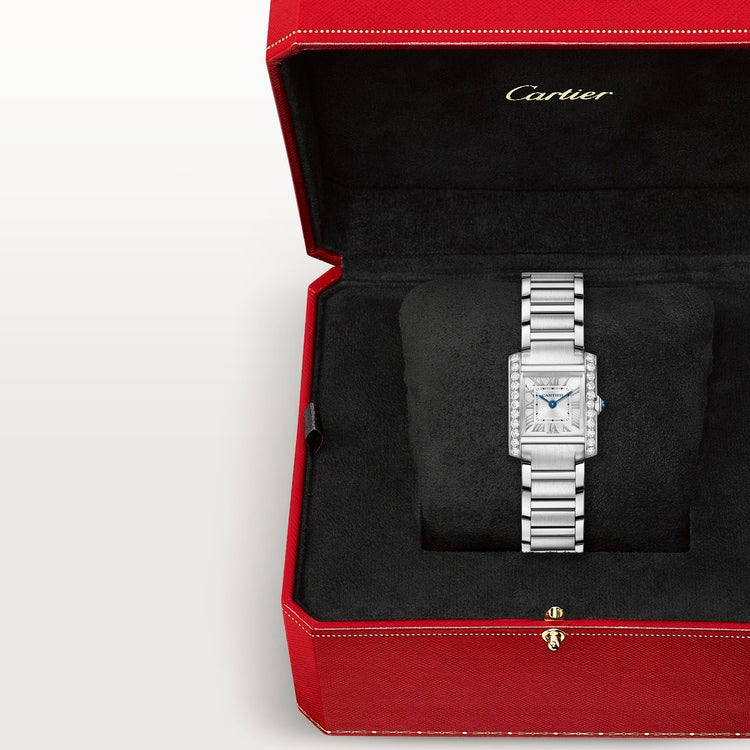 [SIMCHA-TOP500:CARTIER:W4TA0029:07] Cartier Tank Française watch, reference W4TA0029, official image 7
