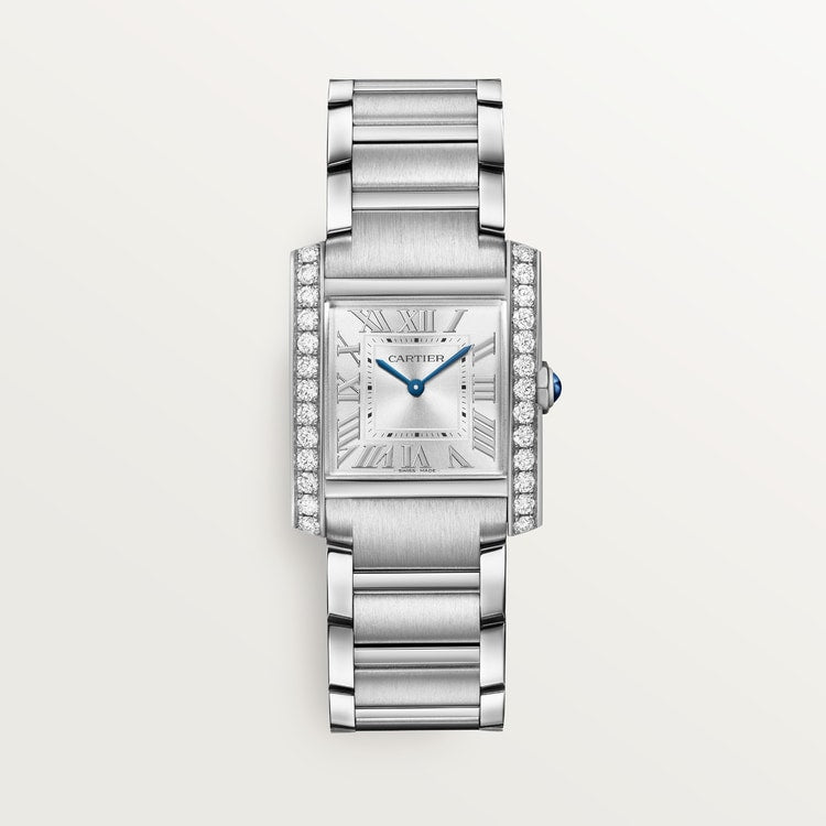 [SIMCHA-TOP500:CARTIER:W4TA0028:01] Cartier Tank Française watch, reference W4TA0028, official front hero
