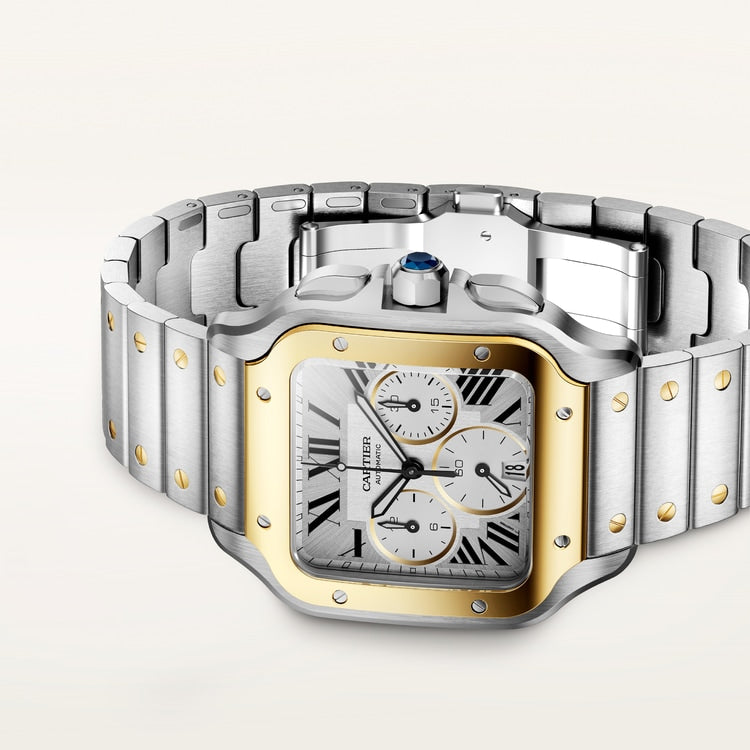 [SIMCHA-TOP500:CARTIER:W2SA0035:06] Cartier Santos de Cartier watch, reference W2SA0035, official image 6