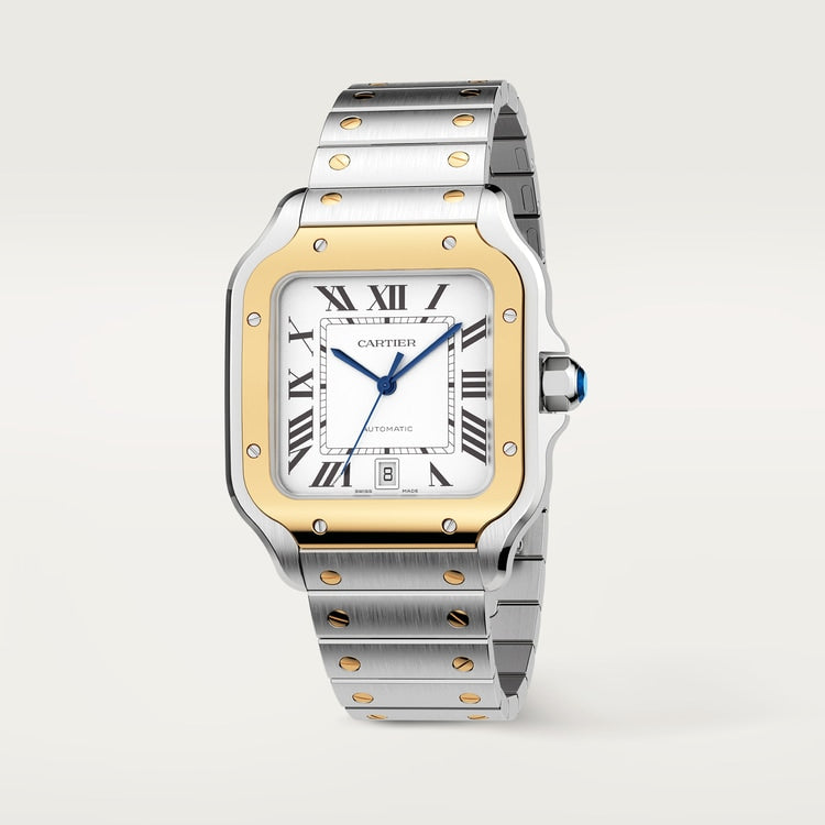 [SIMCHA-TOP500:CARTIER:W2SA0009:02] Cartier Santos de Cartier watch, reference W2SA0009, official image 2