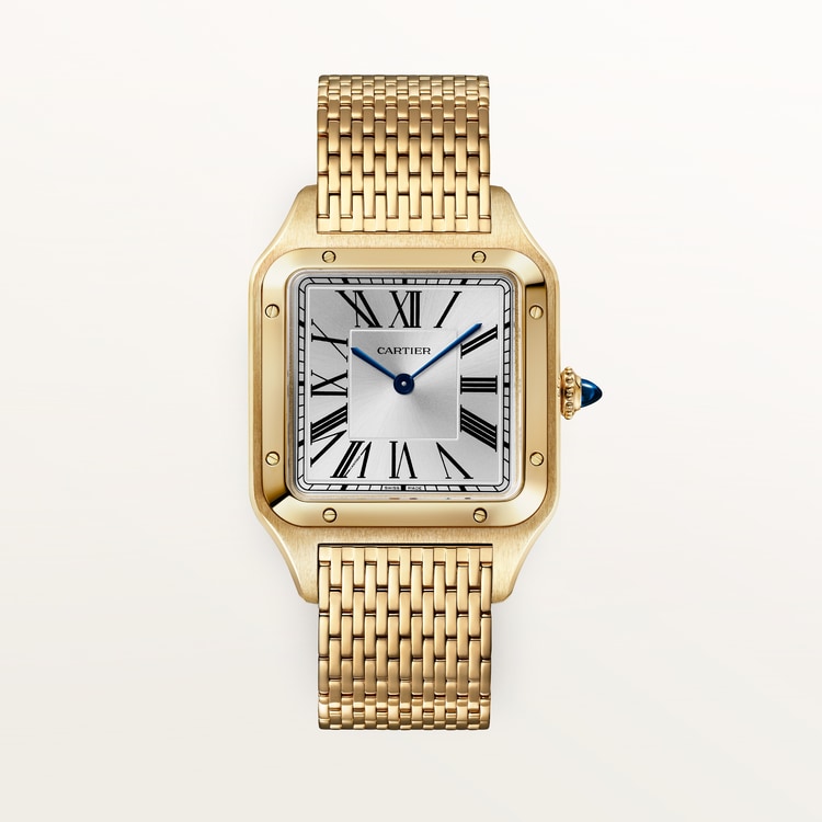 [SIMCHA-TOP500:CARTIER:WGSA0122:01] Cartier Santos-Dumont watch, reference WGSA0122, official front hero