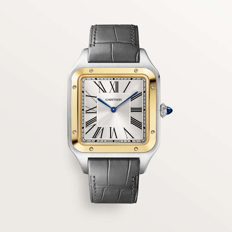 [SIMCHA-TOP500:CARTIER:W2SA0034:01] Cartier Santos-Dumont watch, reference W2SA0034, official front hero