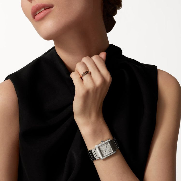 [SIMCHA-TOP500:CARTIER:W4TA0028:03] Cartier Tank Française watch, reference W4TA0028, official image 3