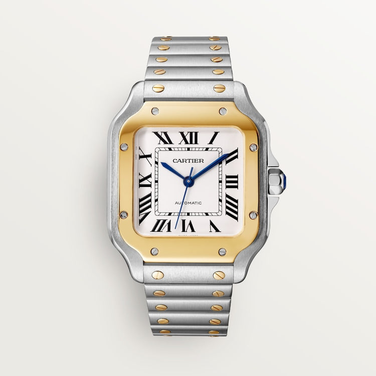 [SIMCHA-TOP500:CARTIER:W2SA0016:01] Cartier Santos de Cartier watch, reference W2SA0016, official front hero