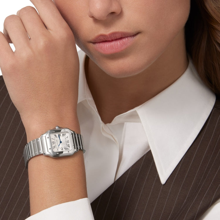 [SIMCHA-TOP500:CARTIER:WSSA0082:03] Cartier Santos de Cartier watch, reference WSSA0082, official image 3