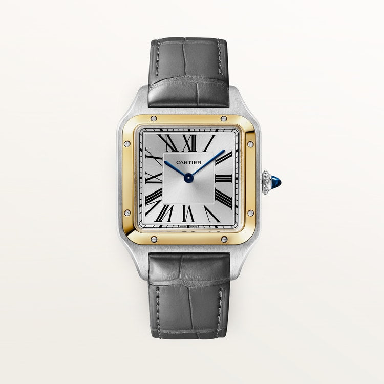 [SIMCHA-TOP500:CARTIER:W2SA0046:01] Cartier Santos-Dumont watch, reference W2SA0046, official front hero