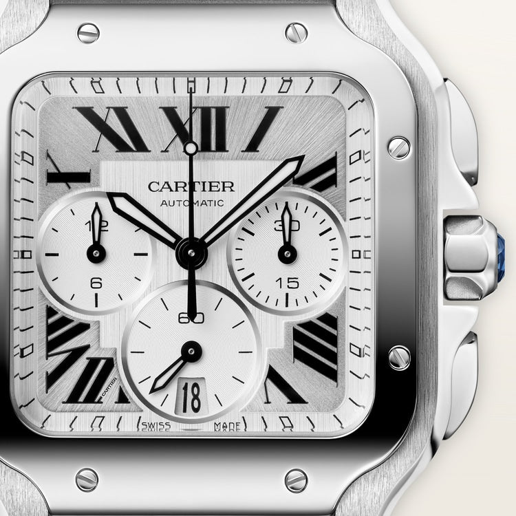 [SIMCHA-TOP500:CARTIER:WSSA0083:03] Cartier Santos de Cartier watch, reference WSSA0083, official image 3