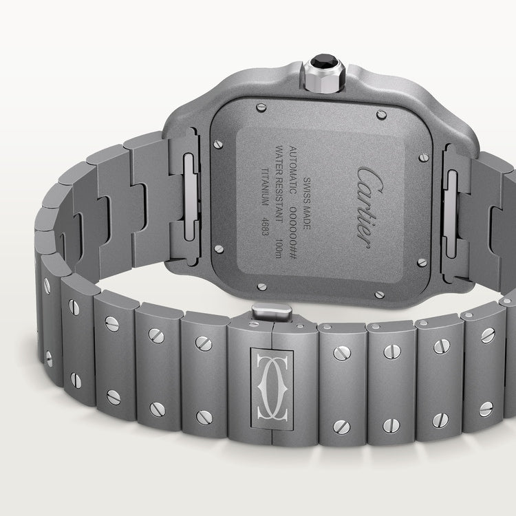 [SIMCHA-TOP500:CARTIER:WSSA0089:06] Cartier Santos de Cartier watch, reference WSSA0089, official image 6