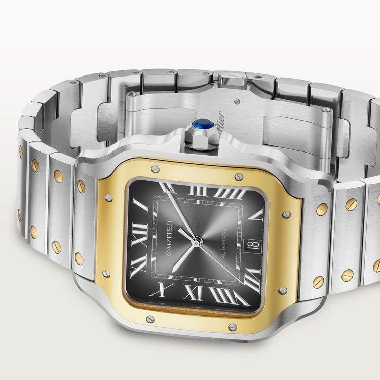 [SIMCHA-TOP500:CARTIER:W2SA0030:07] Cartier Santos de Cartier watch, reference W2SA0030, official image 7