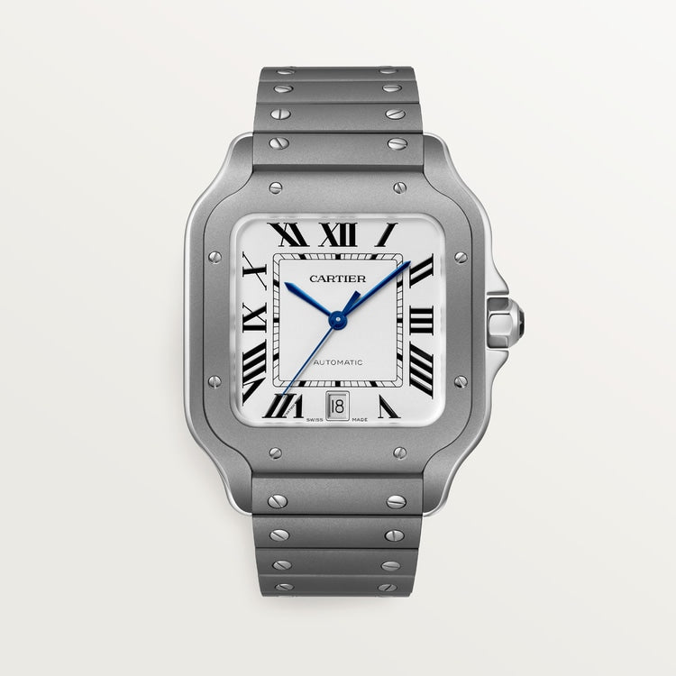 [SIMCHA-TOP500:CARTIER:WSSA0089:01] Cartier Santos de Cartier watch, reference WSSA0089, official front hero