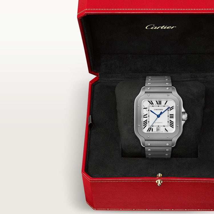 [SIMCHA-TOP500:CARTIER:WSSA0089:08] Cartier Santos de Cartier watch, reference WSSA0089, official image 8
