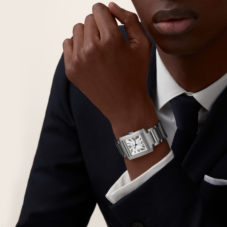 [SIMCHA-TOP500:CARTIER:WSTA0067:04] Cartier Tank Française watch, reference WSTA0067, official image 4