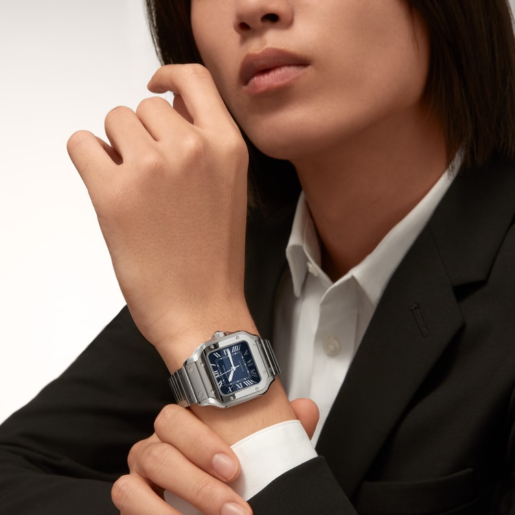 [SIMCHA-TOP500:CARTIER:WSSA0063:02] Cartier Santos de Cartier watch, reference WSSA0063, official image 2