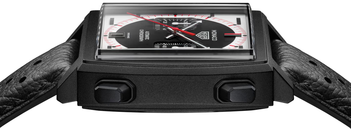 [SIMCHA-TOP500:TAG-HEUER:CAW218F.FC6356:02] TAG Heuer Monaco Chronograph Stopwatch CAW218F.FC6356 Automatic, 39 mm, Titanium coated with black DLC
