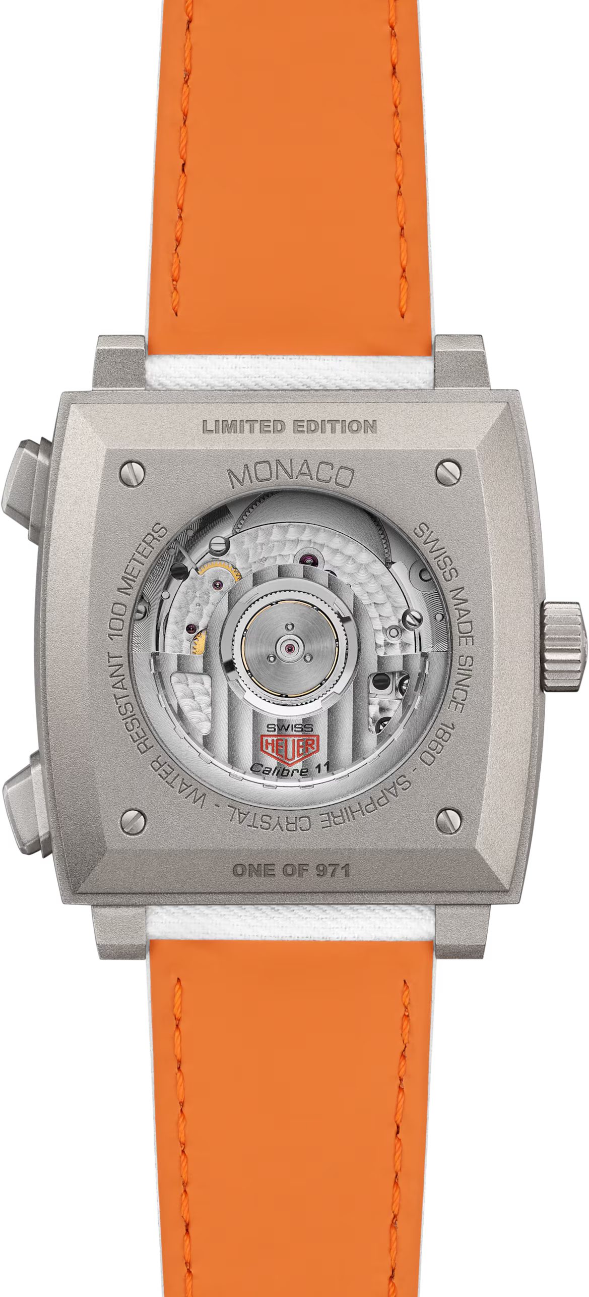 [SIMCHA-TOP500:TAG-HEUER:CAW218G.EB0393:03] TAG Heuer Monaco Chronograph x Gulf CAW218G.EB0393 Automatic, 39 mm, Titanium