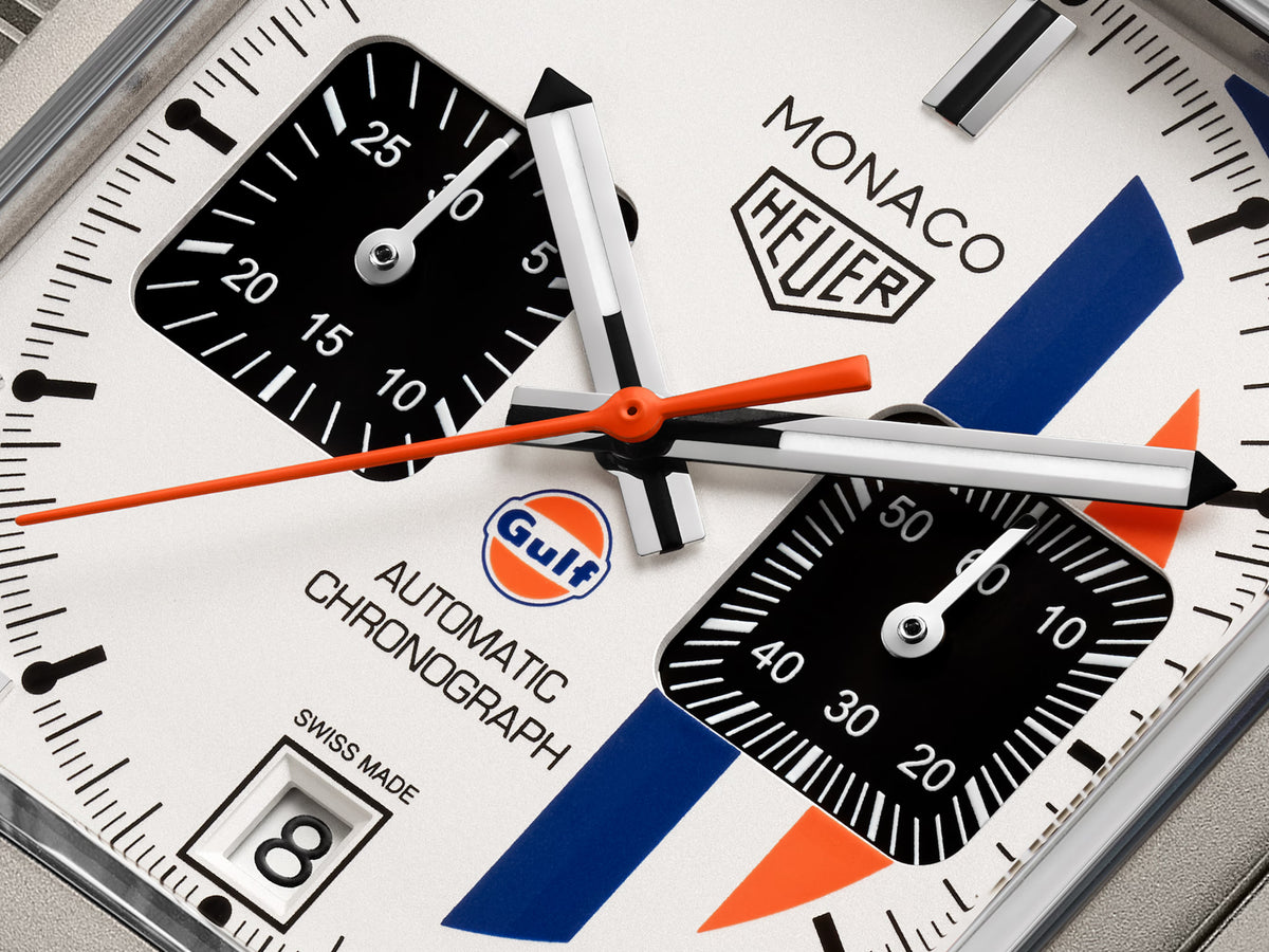 [SIMCHA-TOP500:TAG-HEUER:CAW218G.EB0393:05] TAG Heuer Monaco Chronograph x Gulf CAW218G.EB0393 Automatic, 39 mm, Titanium