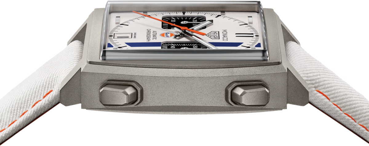 [SIMCHA-TOP500:TAG-HEUER:CAW218G.EB0393:02] TAG Heuer Monaco Chronograph x Gulf CAW218G.EB0393 Automatic, 39 mm, Titanium