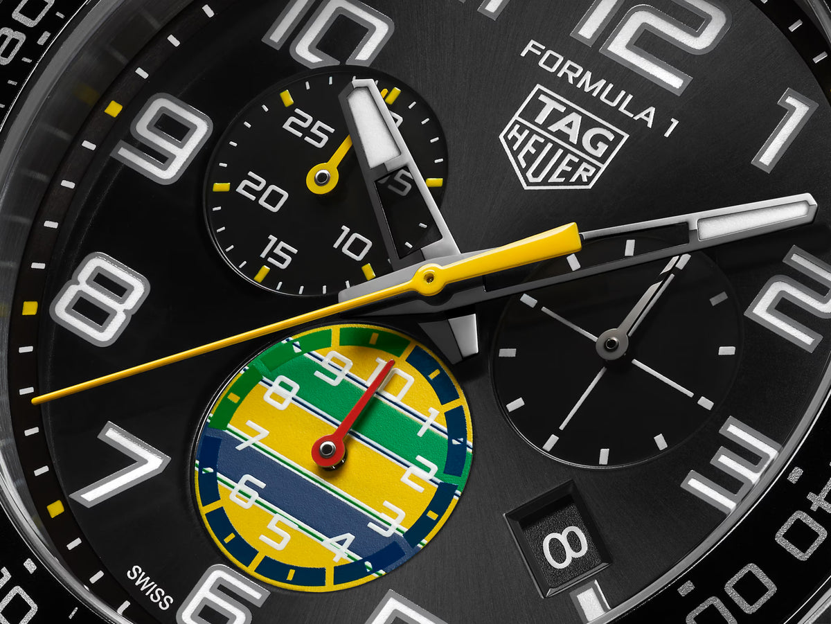[SIMCHA-TOP500:TAG-HEUER:CAZ101AX.BA0637:05] TAG Heuer Formula 1 Chronograph x Senna CAZ101AX.BA0637 Quartz, 43 mm, Steel
