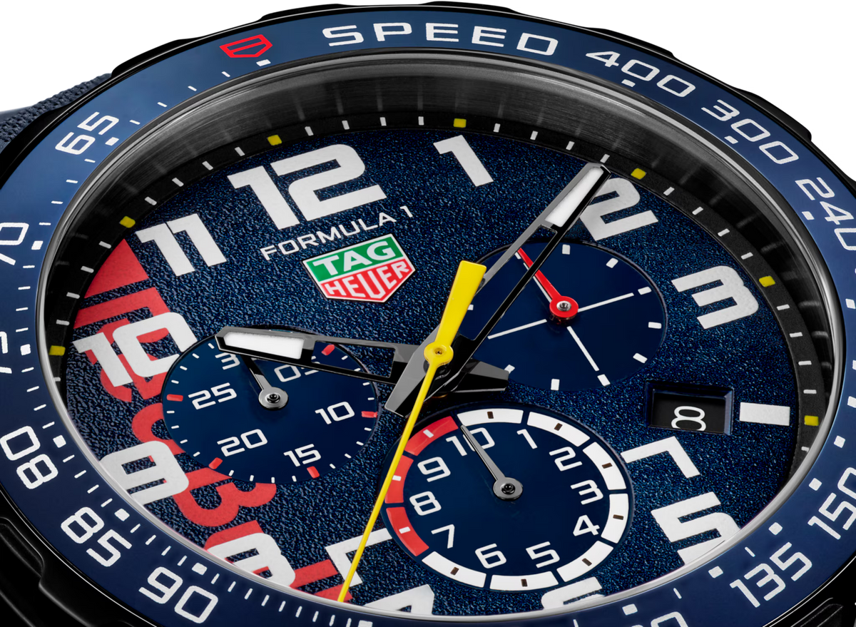 TAG Heuer Formula 1 43mm Quartz Blue Fine grained Dial Blue Rubber Watch