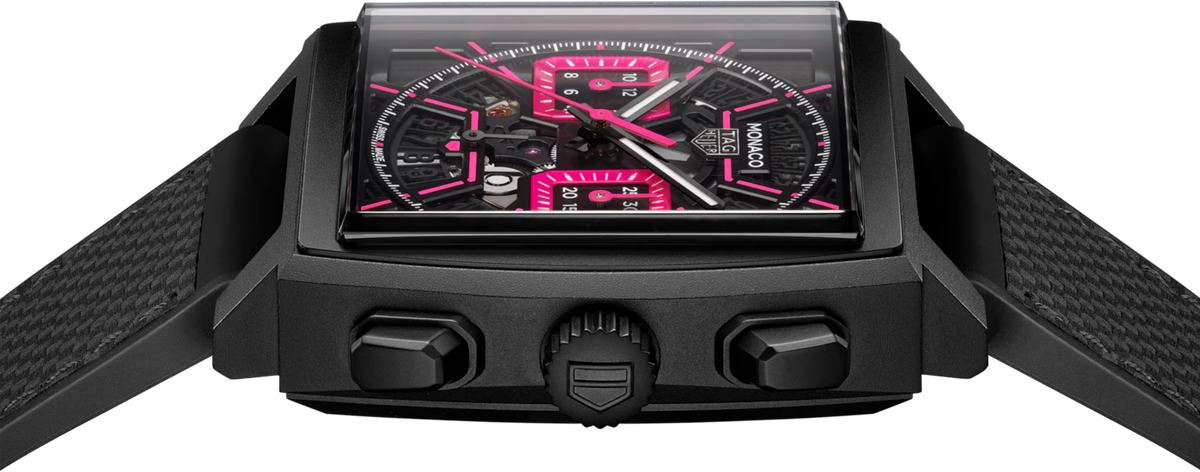 [SIMCHA-TOP500:TAG-HEUER:CBL218B.FT6236:02] TAG Heuer Monaco Chronograph CBL218B.FT6236 Automatic, 39 mm, Titanium coated with black DLC