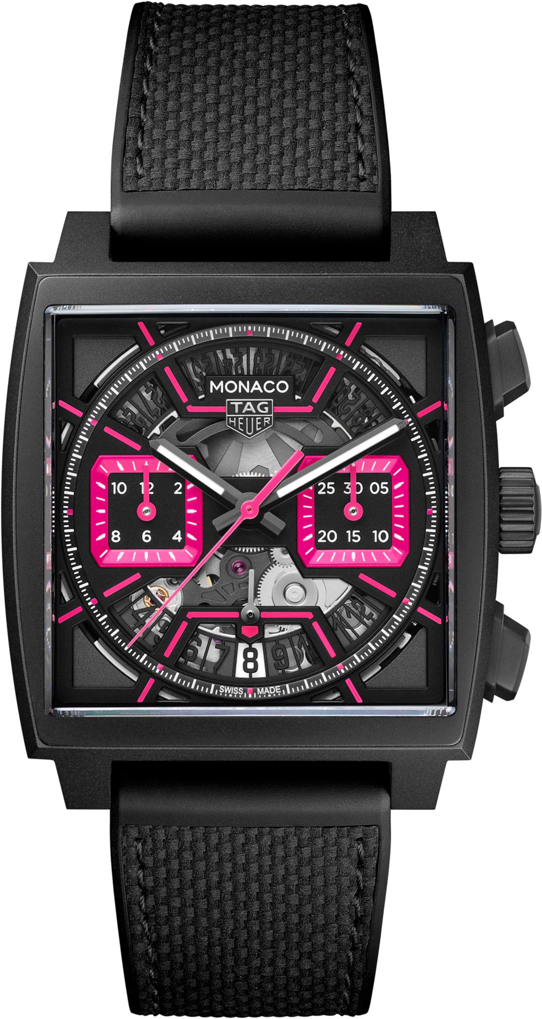 [SIMCHA-TOP500:TAG-HEUER:CBL218B.FT6236:01] TAG Heuer Monaco Chronograph CBL218B.FT6236 Automatic, 39 mm, Titanium coated with black DLC