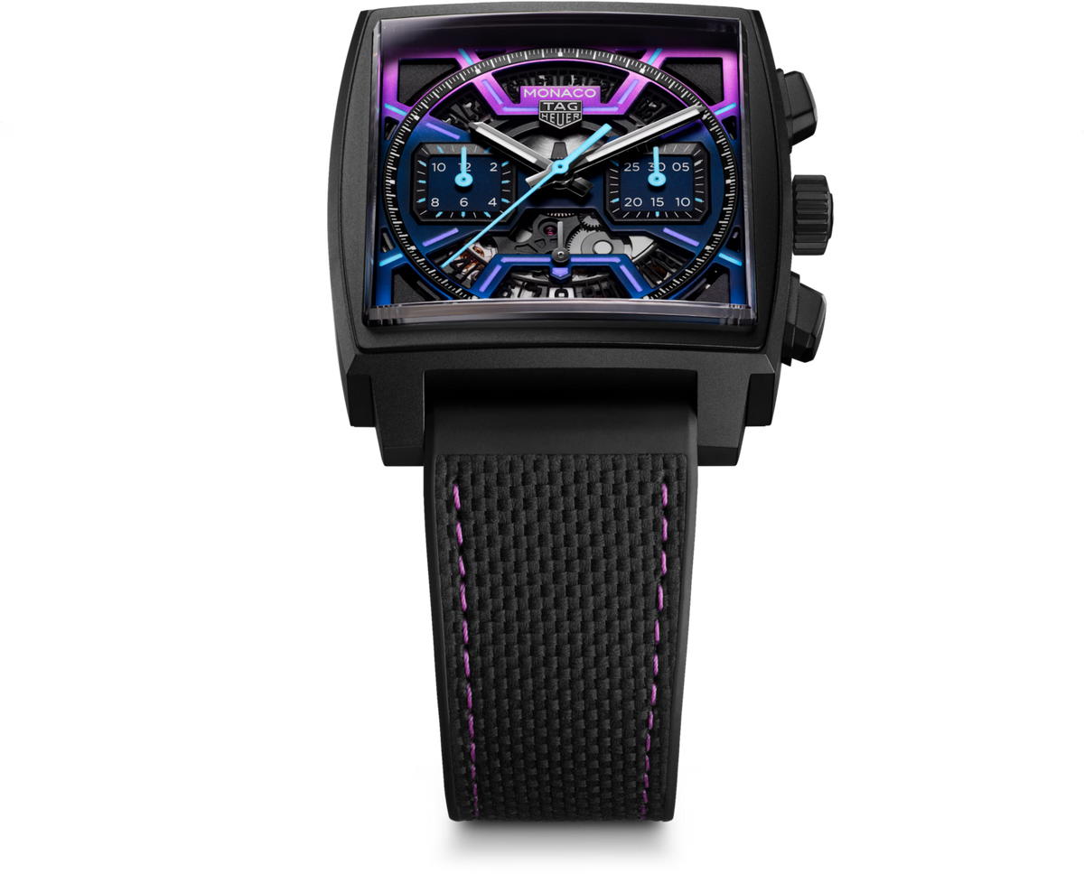 [SIMCHA-TOP500:TAG-HEUER:CBL218E.FT6312:04] TAG Heuer Monaco Chronograph CBL218E.FT6312 Automatic, 39 mm, Titanium coated with black DLC