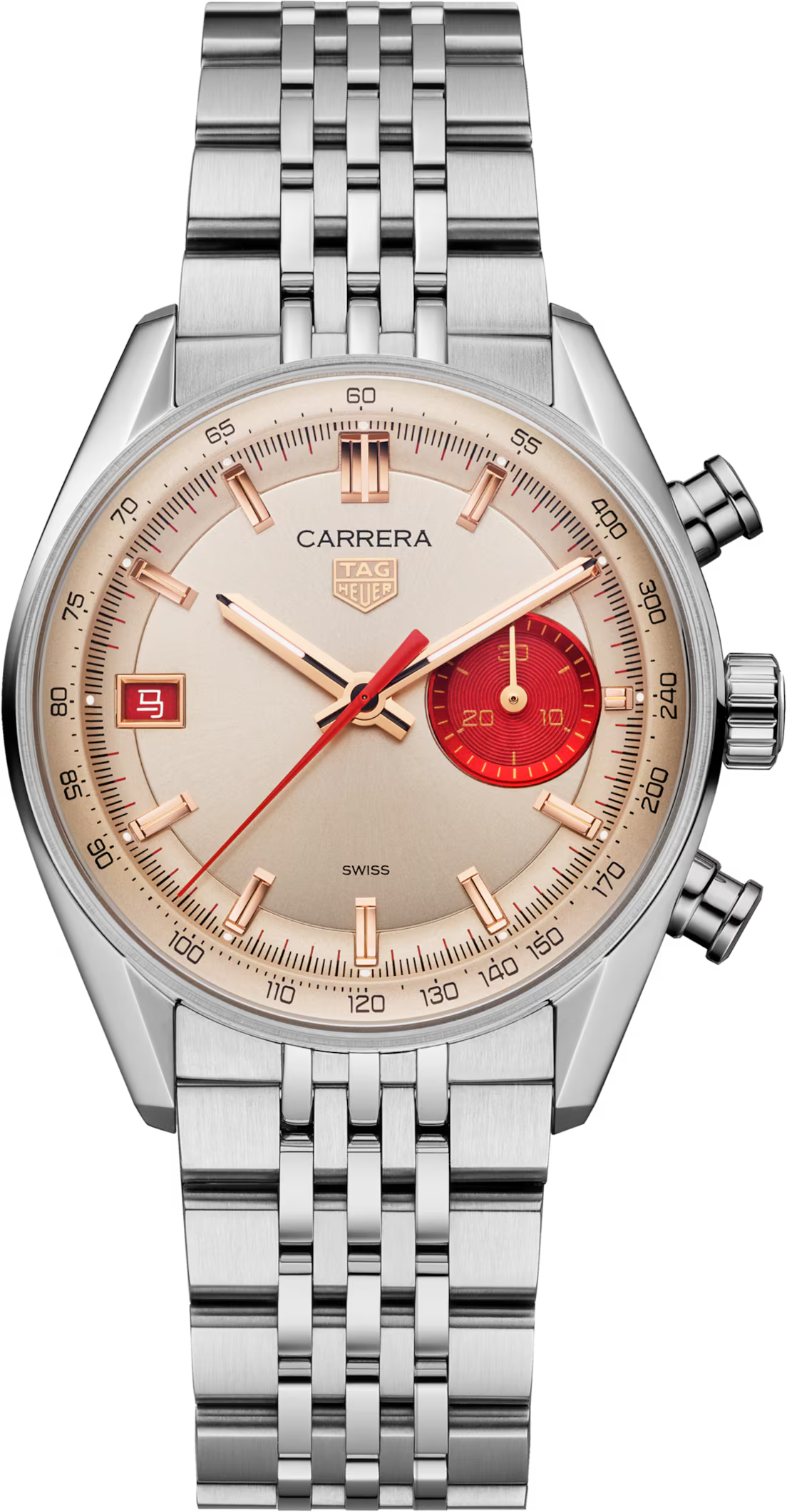 [SIMCHA-TOP500:TAG-HEUER:CBS221D.BA0048:01] TAG Heuer Carrera Chronograph Year of the Horse CBS221D.BA0048 Automatic, 39 mm, Steel